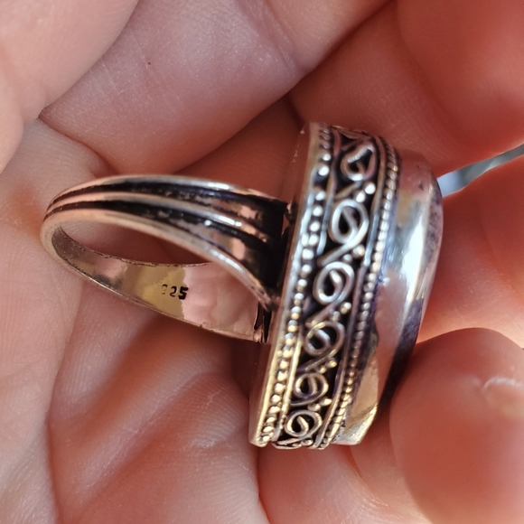 New Mookaite Jasper 925 Silver Ring. - Picture 5 of 16